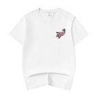 ET520 Red Koi Wave Rider Embroidered Tee