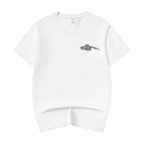 ET521 Grey Dragon Embroidered Tee