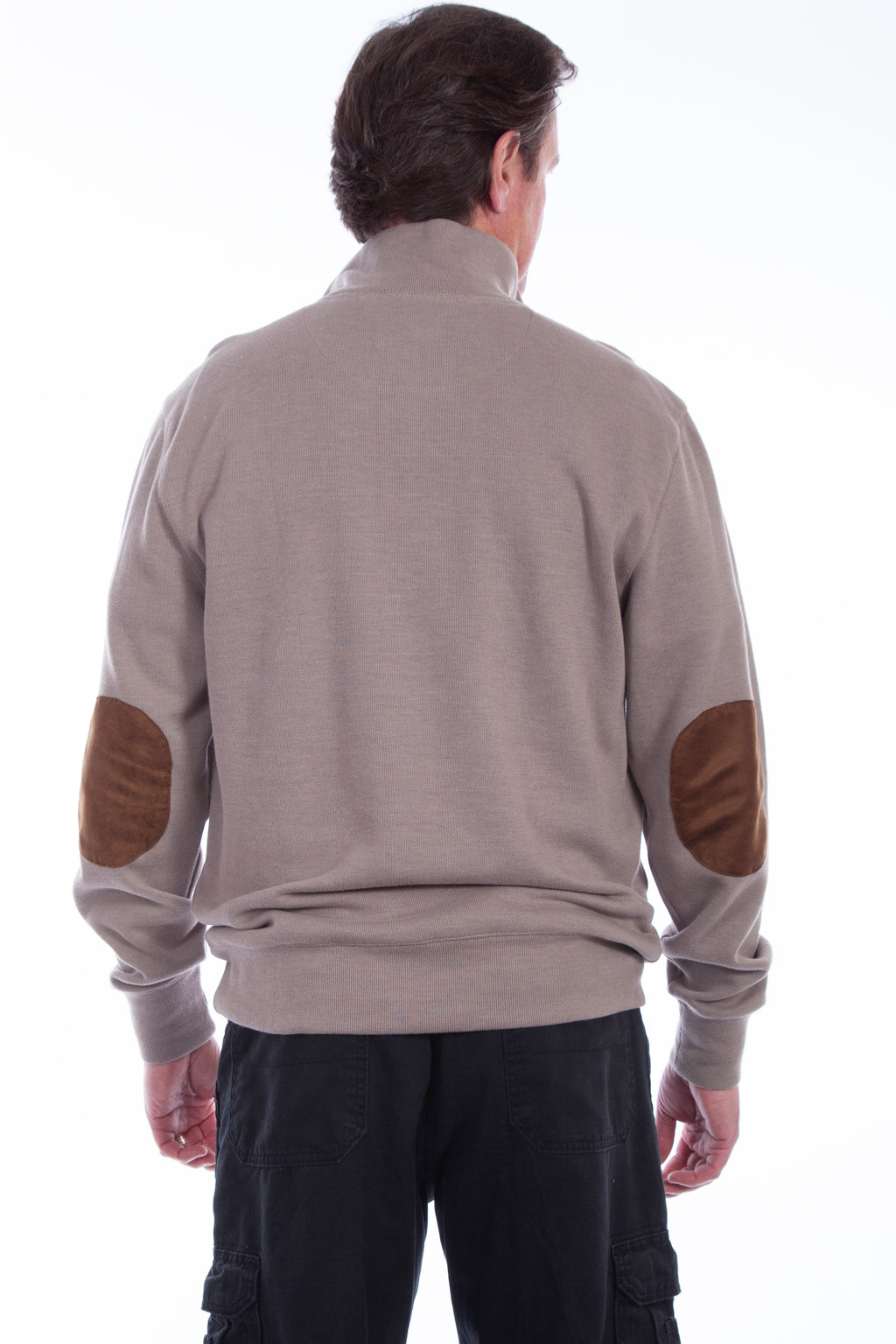PULLOVER QUARTER ZIP/BUTTON SWEATER