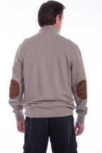 PULLOVER QUARTER ZIP/BUTTON SWEATER