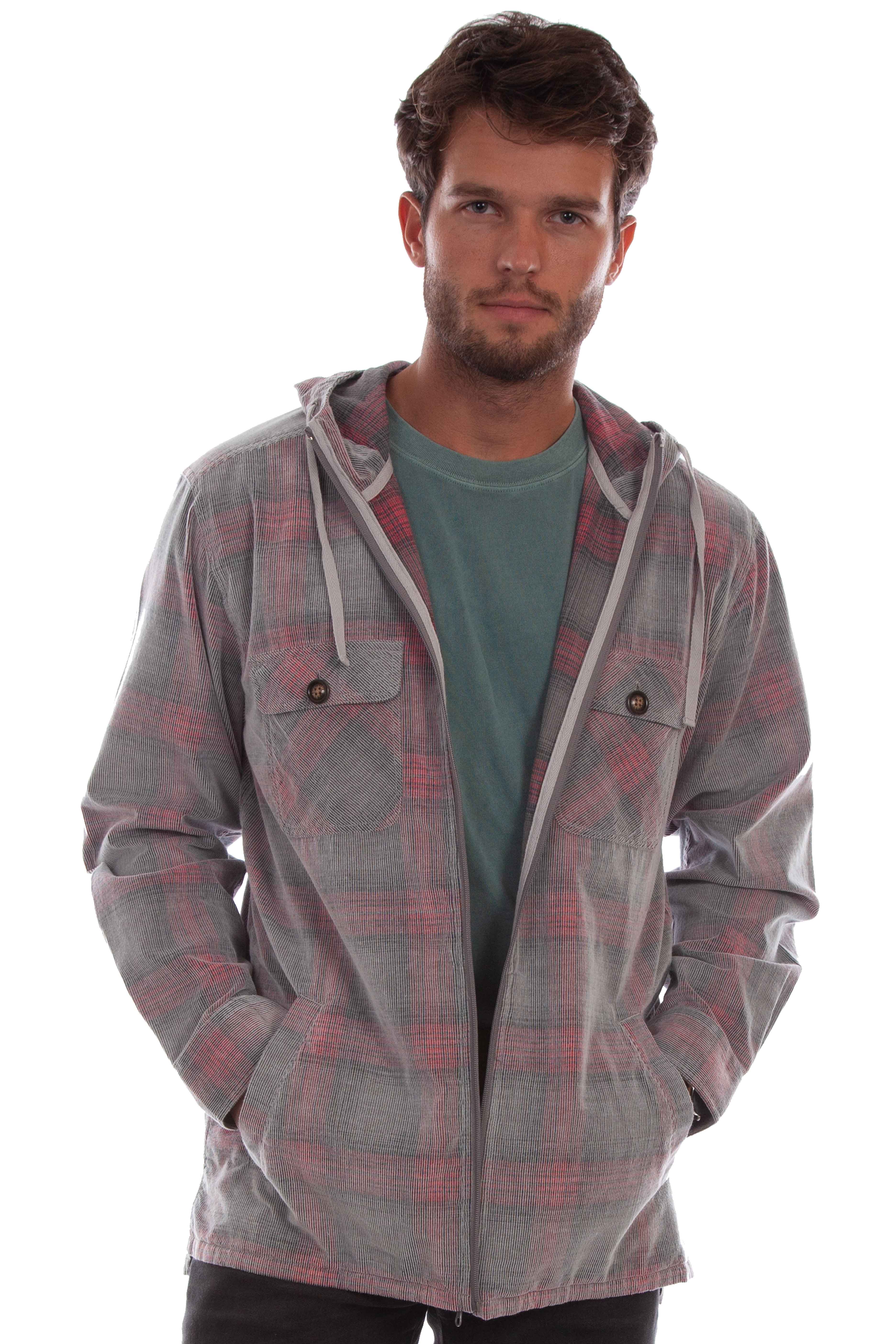 UNLINED CORDUROY HOODIE
