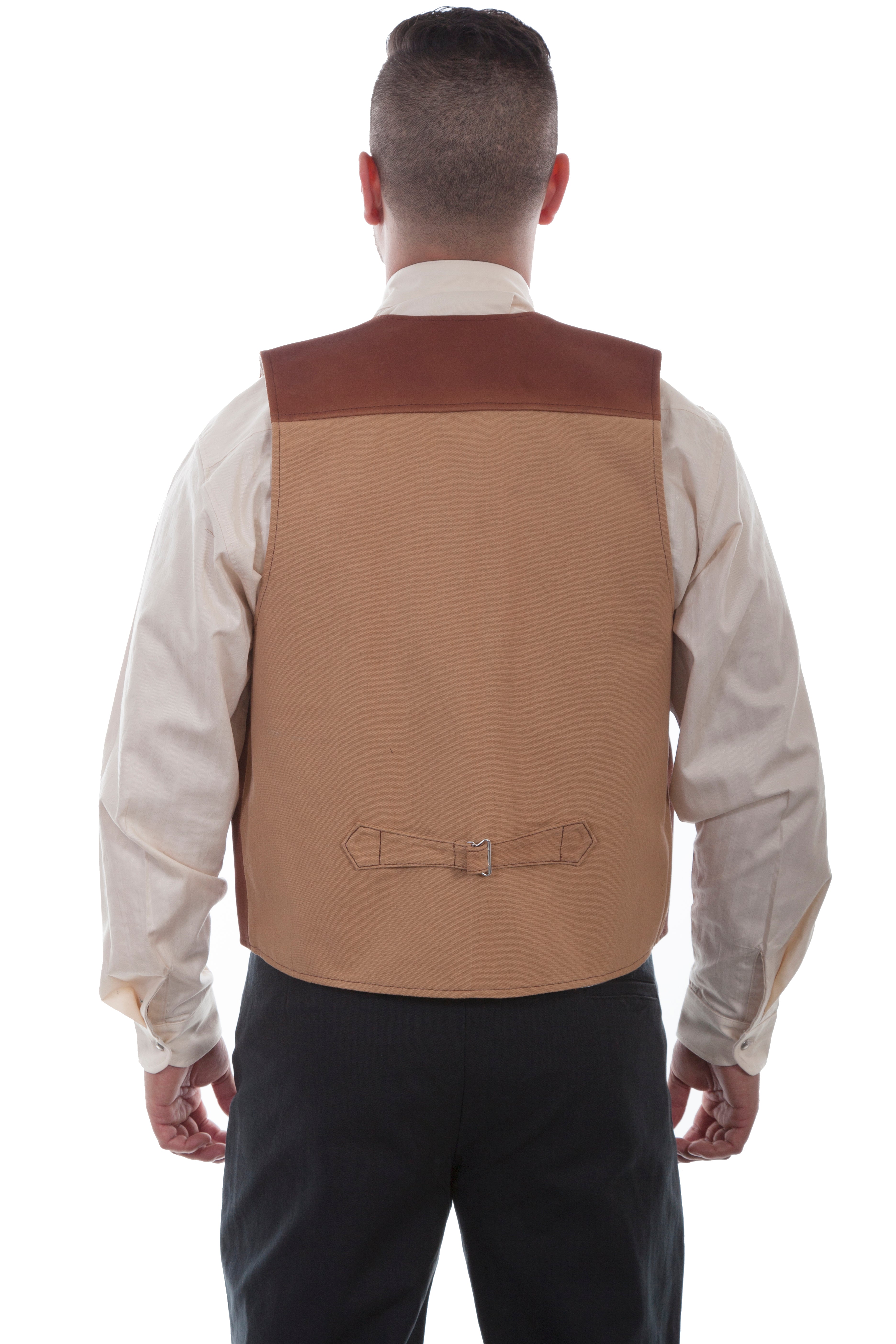 LEATHER RANGE VEST