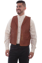 LEATHER RANGE VEST