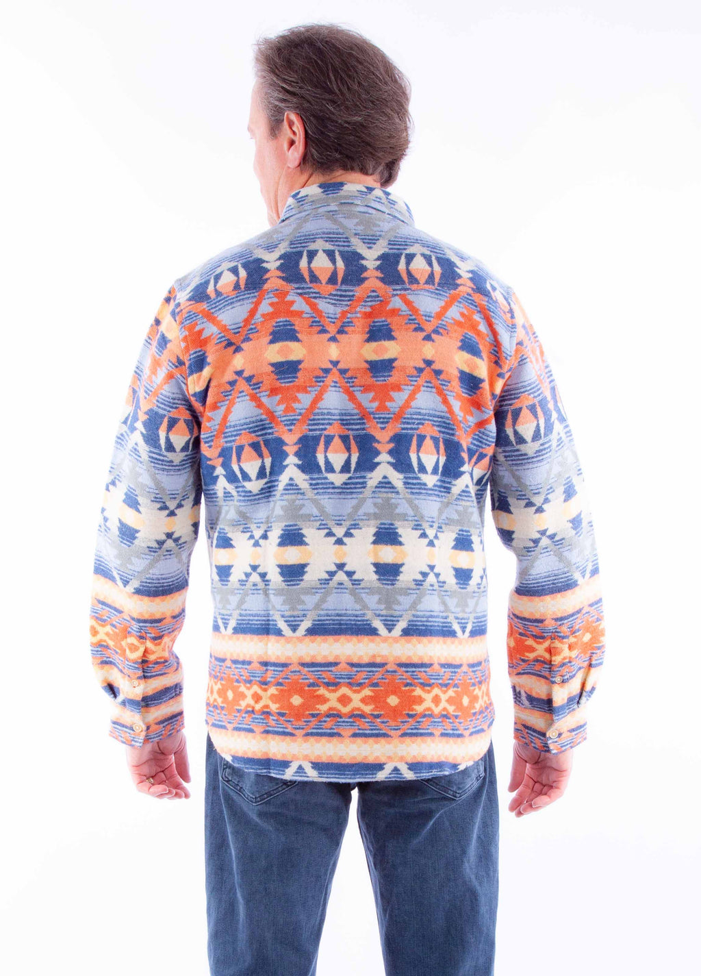 AZTEC PATTERN SHIRT-JACKET