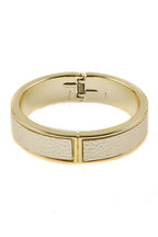 LEATHER BANGLE BRACELET