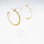 Hoops - Gold Glitter
