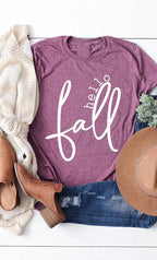 Hello Fall Graphic Tee T-Shirt