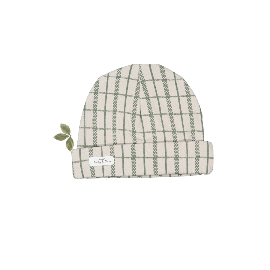 The Printed Hat - Sage Check