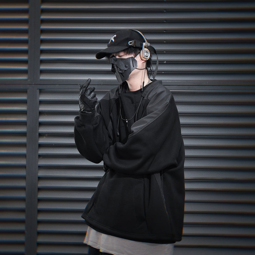 HiH55 Patchwork I-Tech Crewneck