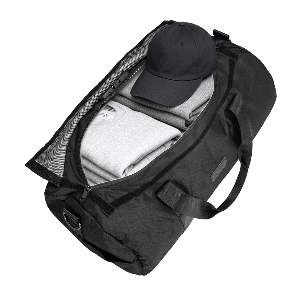Essential Smell Proof Max Duffle Bag - Fashionable, Discreet + Hidden Lock (FireBar Labs x PBAL)