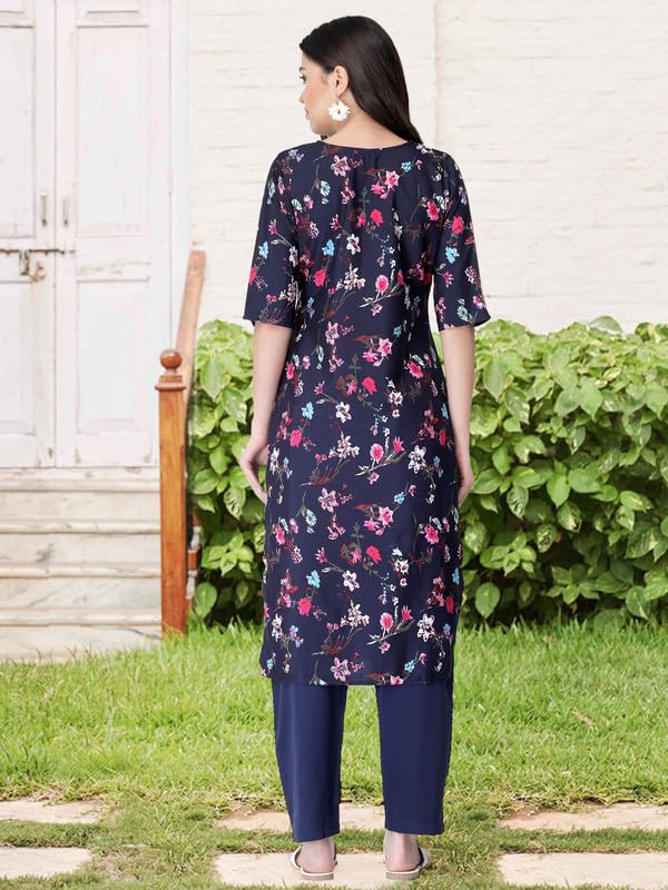 Pinkmint WomenS Crepe Printed Kurta Set Ethnic Wear Women Kurta Set Comfortable Kurta Set For WomenS(Pack Of 3)