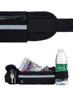 Armear Travel Belt Money Waist Pack - Hidden Waterproof Anti Theft Passport Security Fanny Pouch Wallet for Running Men Women