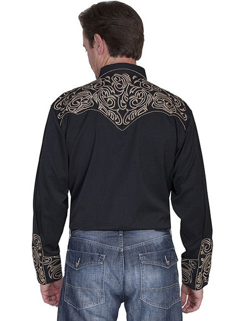 PICKSTITCH YOKES/CUFFS SHIRT