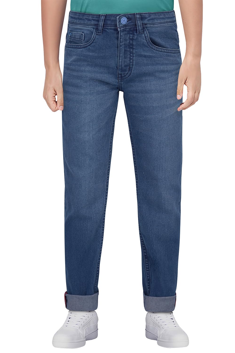Allen Solly Boys Slim Fit Solid Jeans