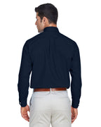 Mens crown Woven collectionSolid Broadcloth - WHITE - 5XL(D0102H76ZFJ)