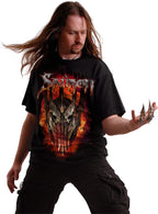 WB Studio - LOTR - SAURON - METAL TEE - Front Print T-Shirt Black - S