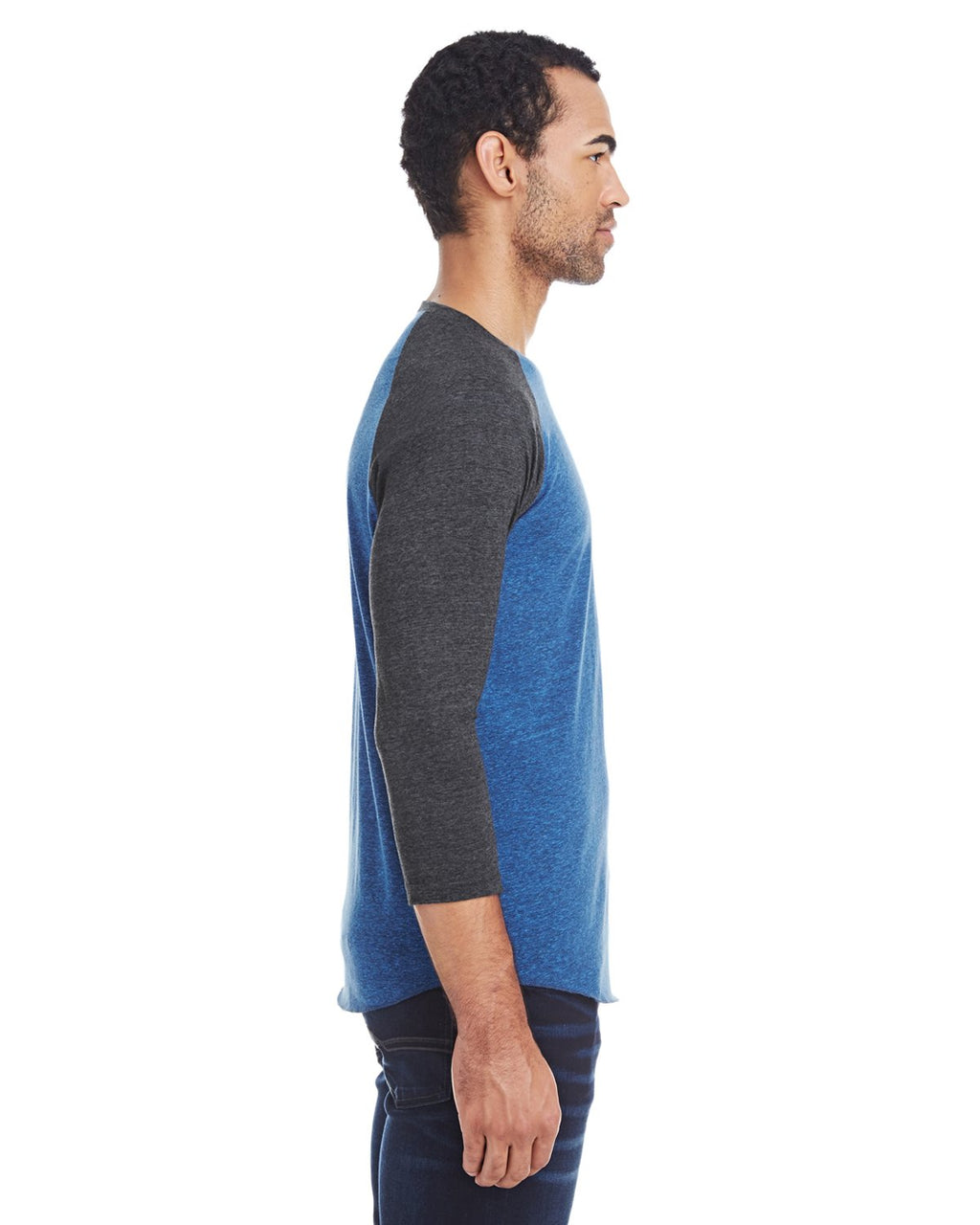 Unisex Triblend 34-Sleeve Raglan - cRM cRD BLK TRB - 3XL(D0102H7NPLP)