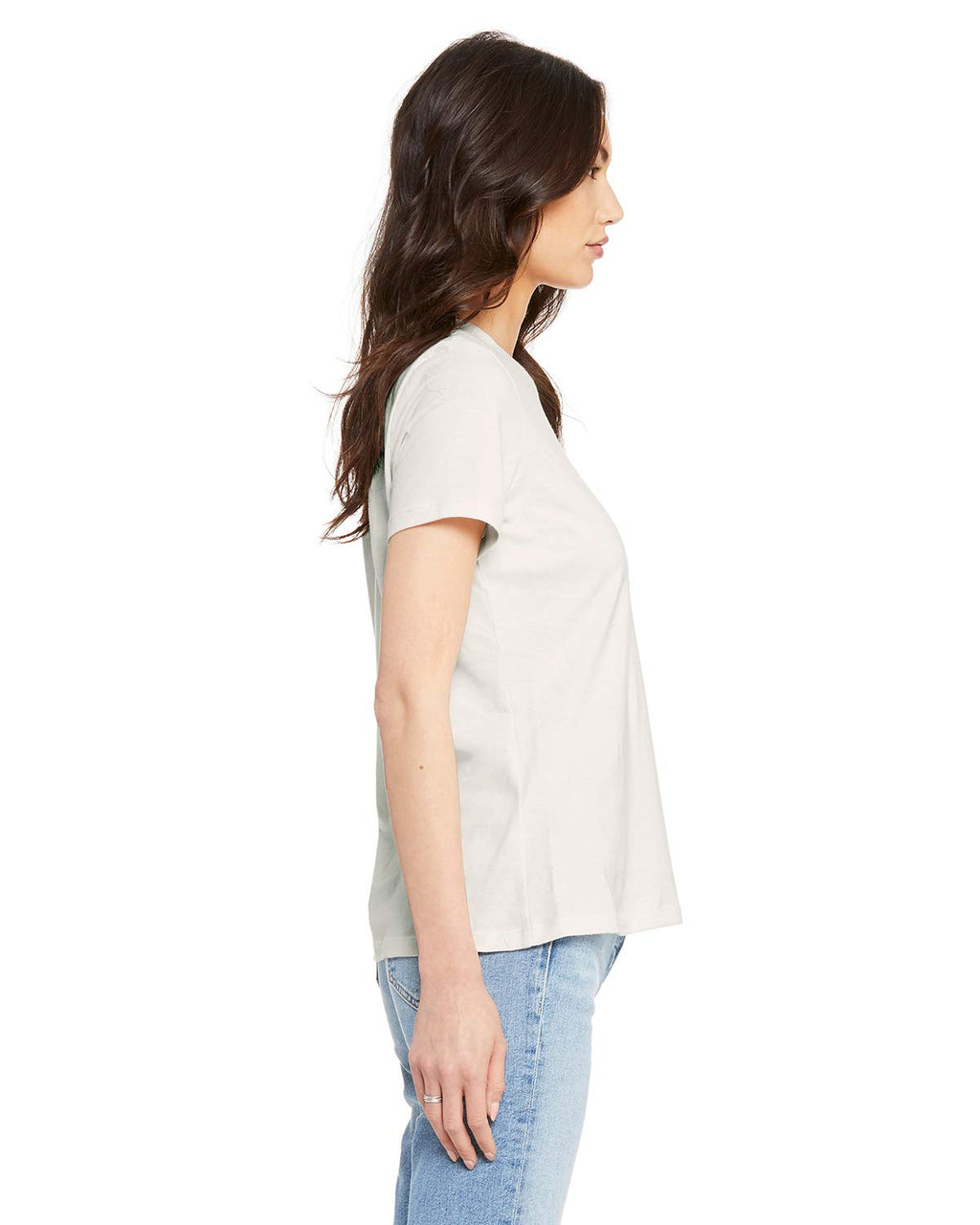 Bella + Canvas Ladies' Relaxed Jersey Short-Sleeve T-Shirt XL VINTAGE WHITE