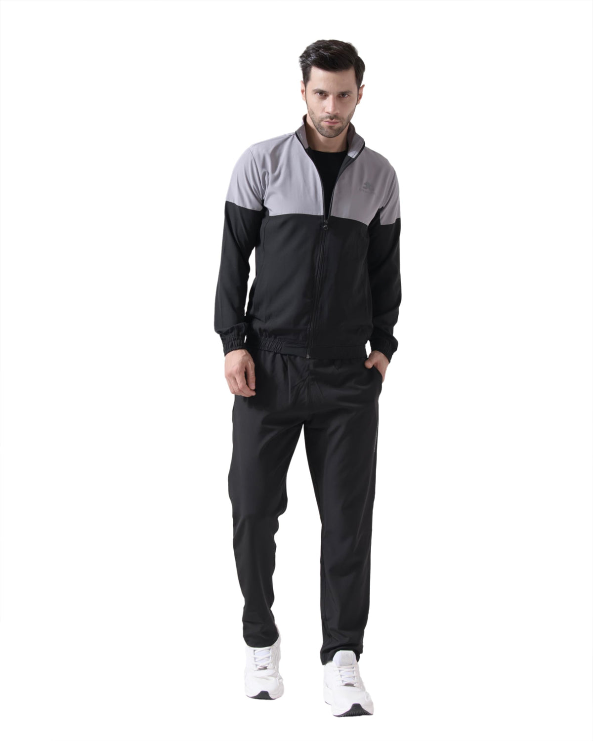 Off Limits MenS Sonic Tracksuits, Black/Lt Grey, S