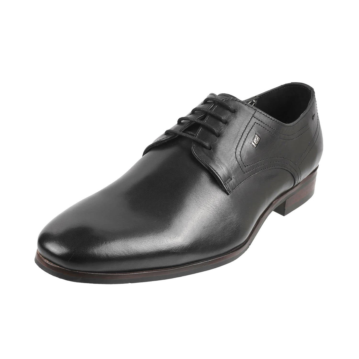 Metro Men Black Formal Leather Lace Up Shoes UK/8 Eu/42 (141587) 8-42