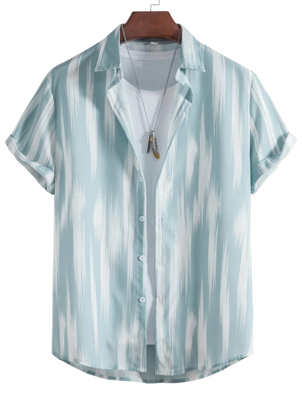 TAGAS Boys Tropical Regular Fit Shirt (BS-2003_Sky
