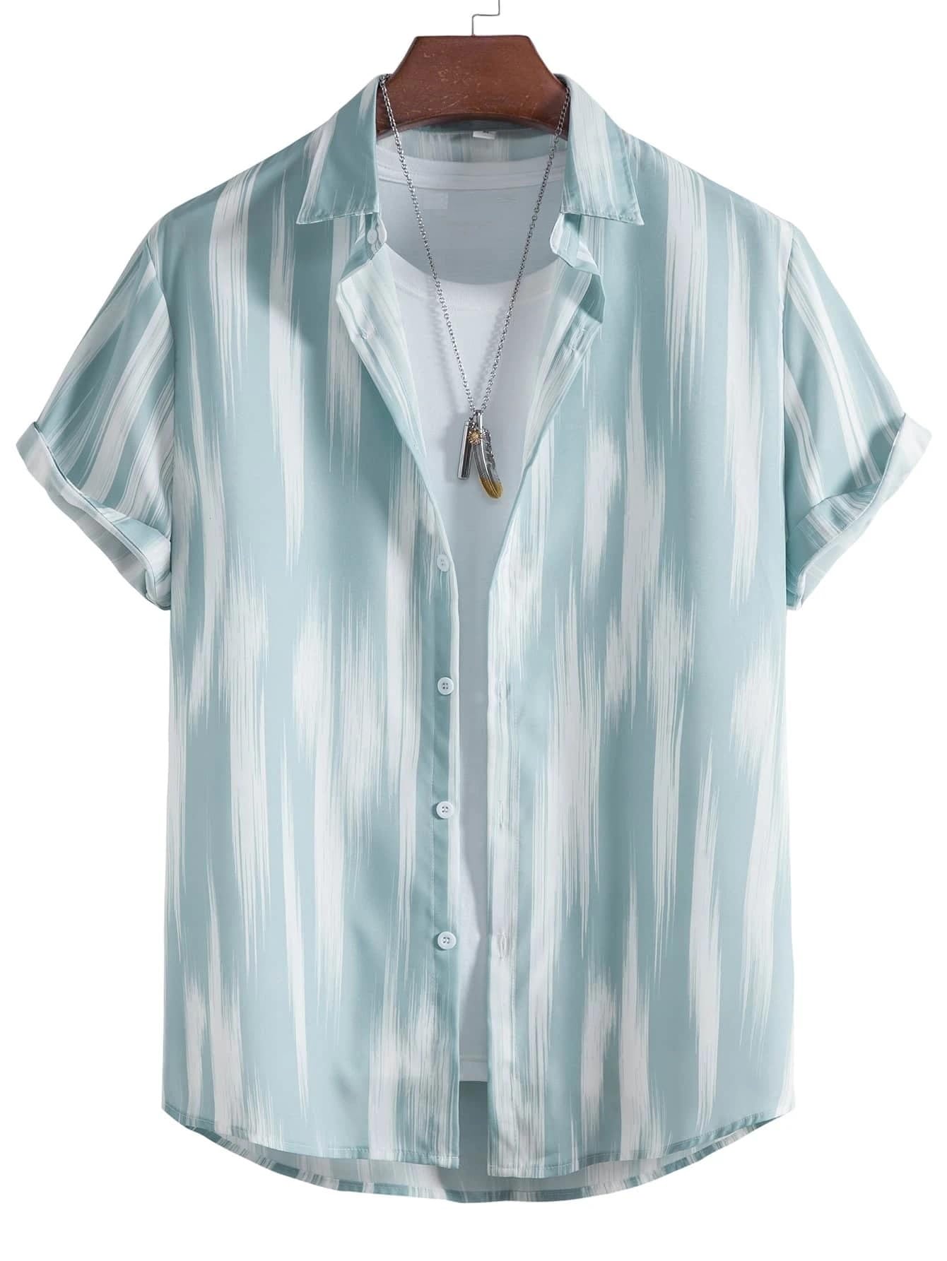 TAGAS Boys Tropical Regular Fit Shirt (BS-2003_Sky