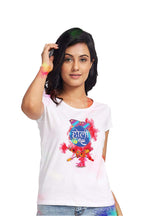 Bon Organik Couple Holi Hai Regular Fit T-Shirt
