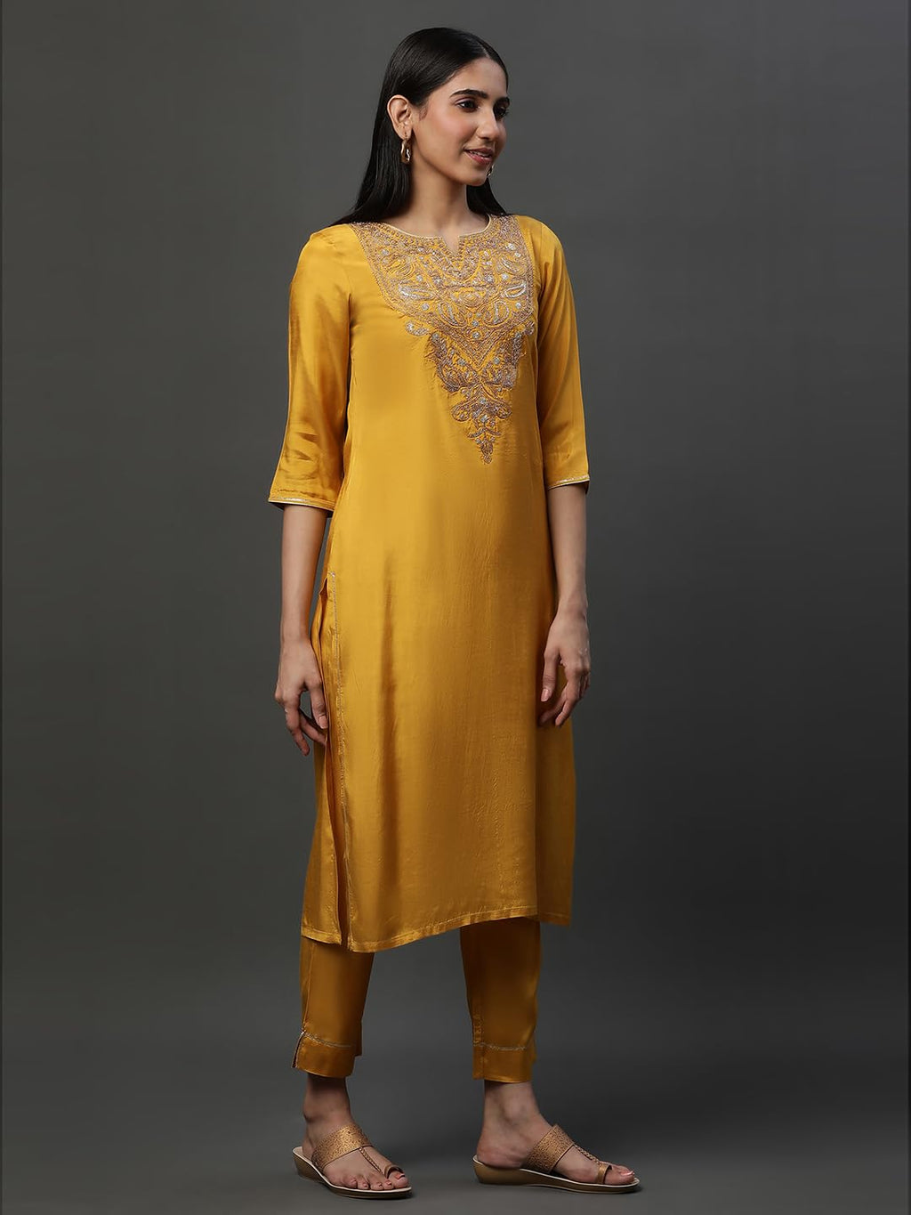 Aurelia Men'S Rayon Kurta Set (23Auas14663-704680