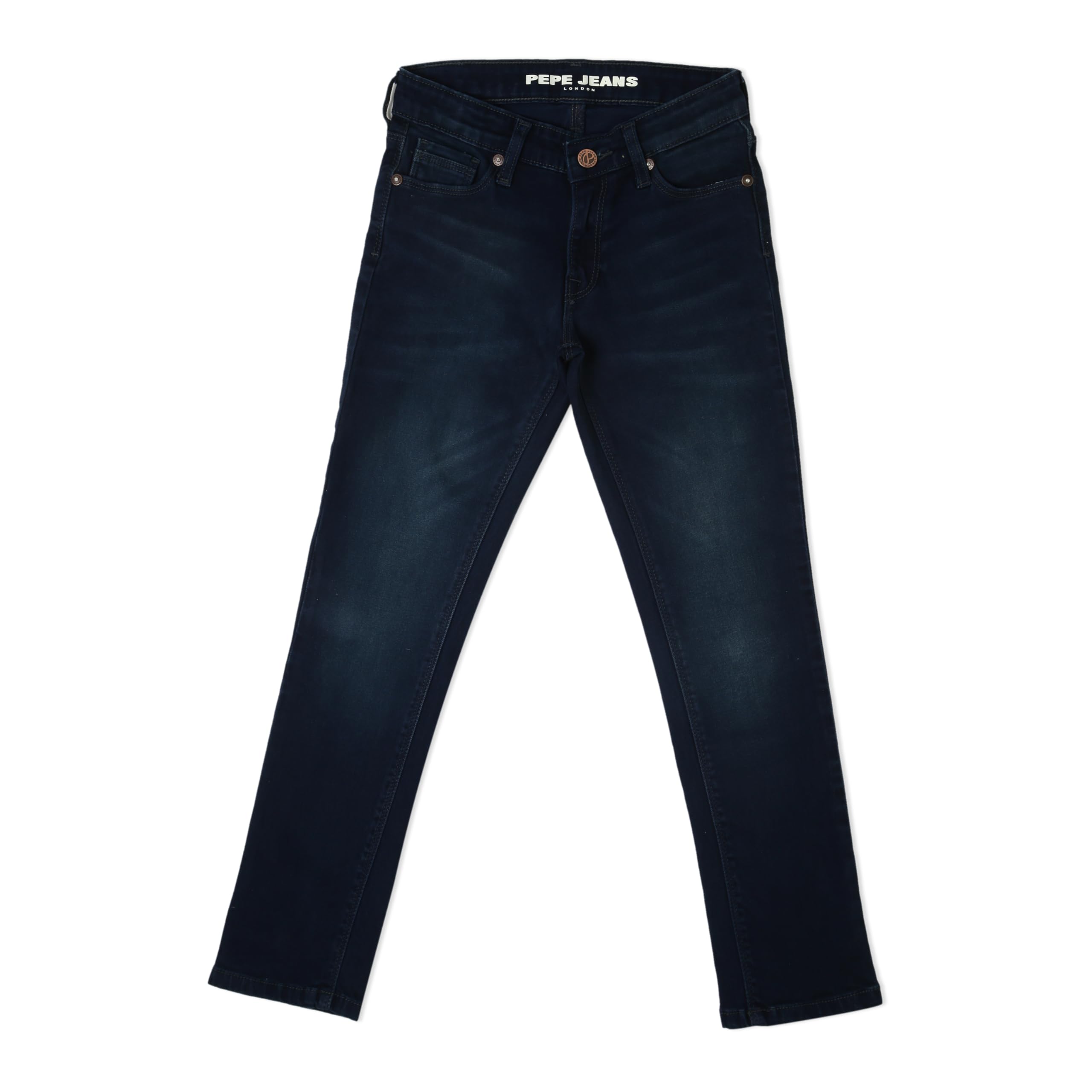 Pepe Jeans Cashed Mid Waist Slim Fit Denim, Black Used, 16