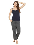 Clovia Womens Cotton Camisole (CM0006P08_Navy Blue_S)