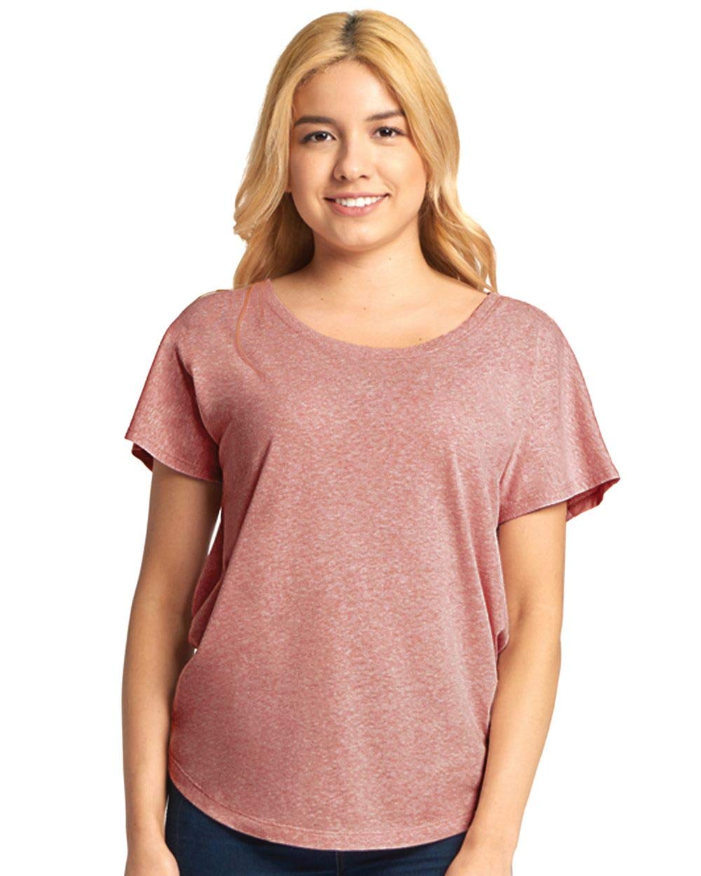 Ladies Triblend Dolman T-Shirt - INDIgO - 3XL(D0102H7NRYP)