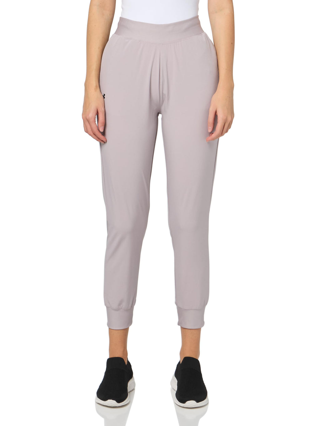 Under Armour Womens Armoursport Woven Pants, (009) Gray Dawn / / White, XX-Large Short