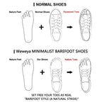 Weweya Minimalist Shoes Men Five Fingers Cross Training Barefoot Running Shoes Indoor Biking Gym Workout Cycling Spin Exercise S