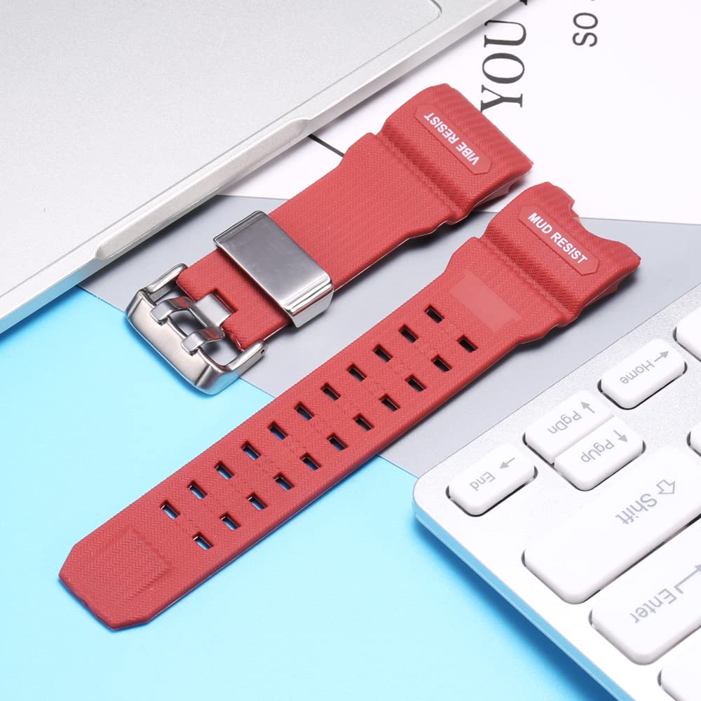 WRISTARMOR Resin watch band Replacement for G-Shock GWG1000 GWG-1000GB Men's Sport Watch Strap