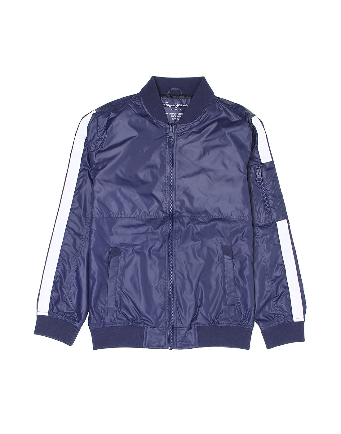 Pepe Jeans BoyS A-Line Coat (Pb400963_Turquoise Blue_12 Years-13 Years)