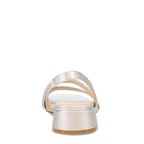 LifeStride Womens Joy Strappy Heeled Sandal, Silver, 8.5 US