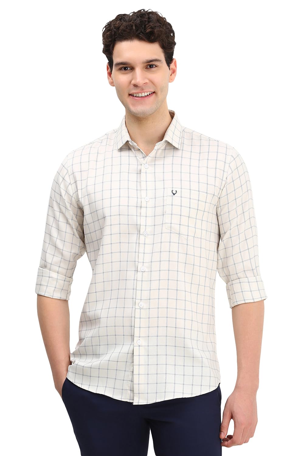 Allen Solly Men Slim Fit Casual Full Sleeve Shirt