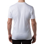 Sweatproof Undershirt for Men with Underarm Sweat Pads (Original Fit, Crew Neck) White