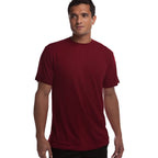 Bamboo Comfort Crew Tee - Rockwood Red by Cariloha for Men - 1 Pc T-Shirt (S)