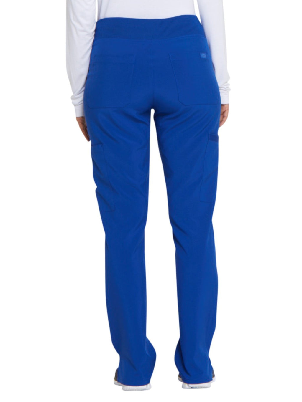 Dickies Women's Scrub Pants Natural Rise Tapered Leg Pull-On Bottoms with 7 Pockets and Knit Waistband Plus Size DK005P, 3XL Pet