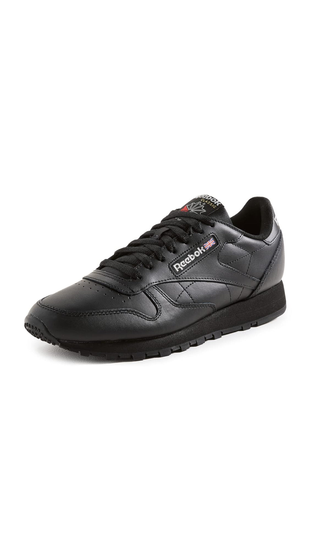 Reebok Unisex Classic Leather Sneaker, Core Black/Core Black/Pure Grey 5, 9 US Men