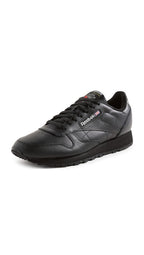 Reebok Unisex Classic Leather Sneaker, Core Black/Core Black/Pure Grey 5, 9 US Men