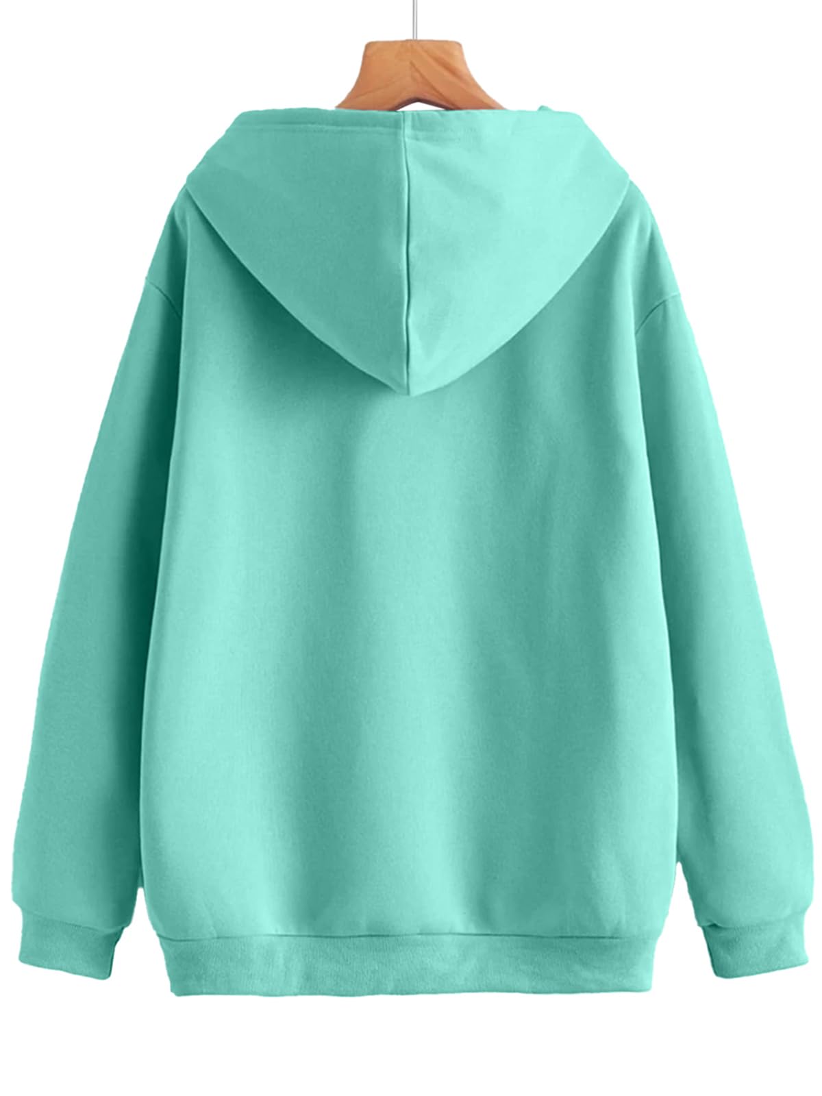 Juneberry Cotton Fleece Oversized Fit Graphic Printed Full Sleeve Hooded Sweatshirt For Women/Girls (Available In S To 3Xl) (Jhd