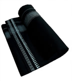 Prakasam Cotton Fine Quality Mens Kerala Style Thalapathi Border Single (1.28X2.00 Mtrs) -Dhoti-Kerala Single Mundu (Pack Of 2 D
