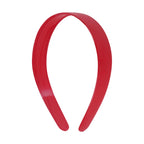 Motique Accessories Red 1 Inch Plastic Hard Headband with Teeth Head band Women Girls