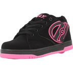Heelys Kids Propel-K Skate Shoe, Black Hot Pink, 4 US