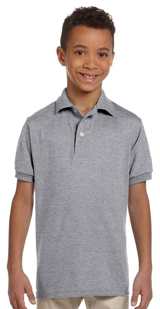 Youth SpotShieldJersey Polo - FOREST gREEN - S(D0102HI3D9Y)