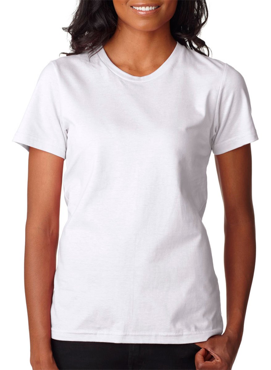 Ladies Lightweight T-Shirt - WHITE - 3XL(D0102H7KJ6J)