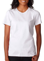 Ladies Lightweight T-Shirt - WHITE - 3XL(D0102H7KJ6J)