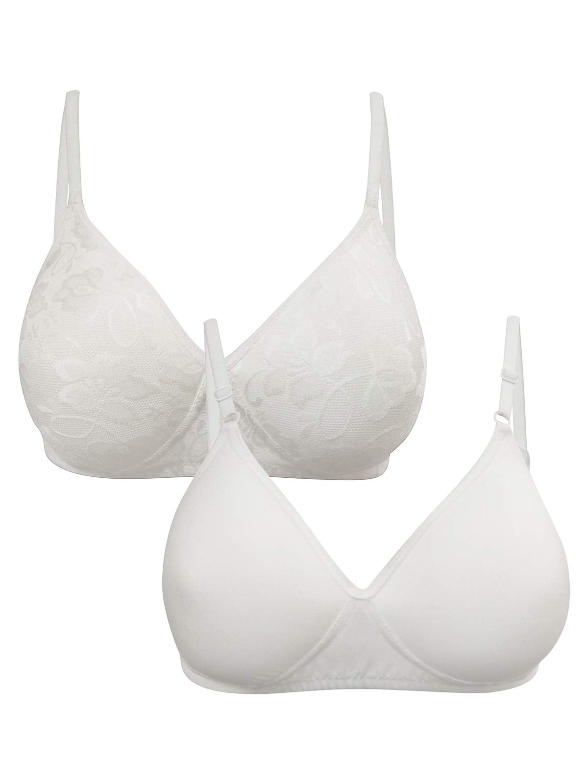 Clovia Womens Pack of 2 Padded Non-Wired T-Shirt Bra (COMBRC630_Multi-Coloured_34C)